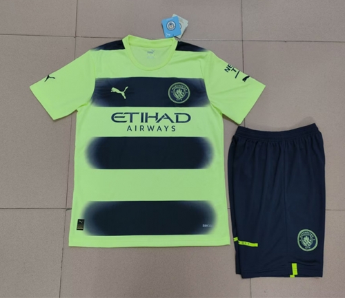 2022/23 Manchester City 2nd Away Green Soccer Uniform-315/302