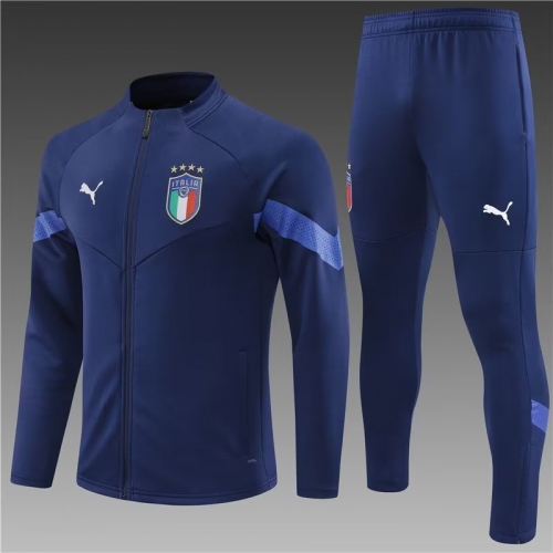 2022/23 Italy Royal Blue Soccer Jacket Uniform-801/815