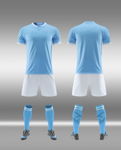 Without Logo 22/23 Uruguay Home Blue Soccer Uniform-DN