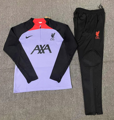 2022/23 Liverpool Purple Soccer Tracksuit Uniform-801/411
