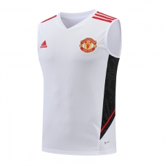 2022/23 Manchester United White Thailand Soccer Training Vest-418