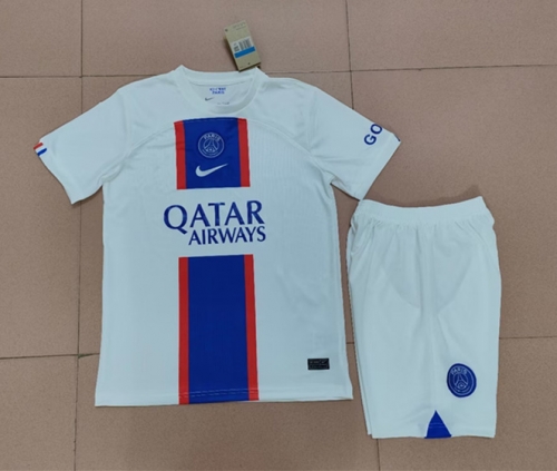 2022/23 PSG 2nd Away White Soccer Uniform-315