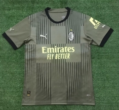 2022-23 AC Milan 2nd Away Dark Yellow Thailand Soccer Jersey AAA-320/416/809/416