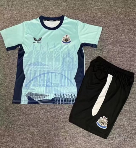 Kids 2022/23 Newcastle United Light Green Kids/Youth Soccer Uniform-522