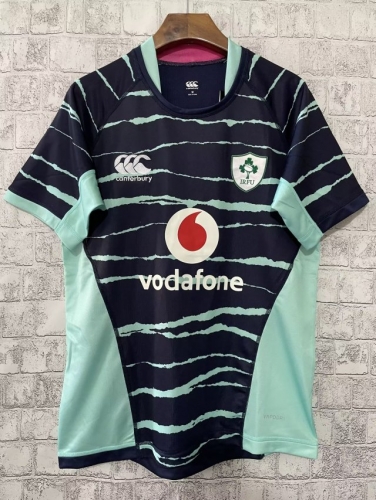 2022/23 Ireland Away Black & Green Thailand Rugby Shirts-805