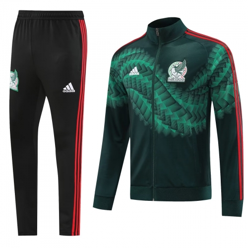 2022/23 Mexico GreenThailand Soccer Jacket Uniform-LH