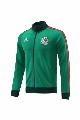 2022/23 Mexico Green Thailand Soccer Jacket Top-LH