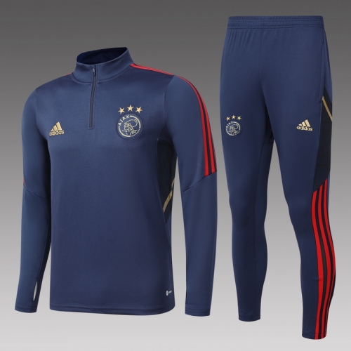 2022/23 Ajax Royal Blue Kids/Youth Tracksuit Uniform-801/GDP