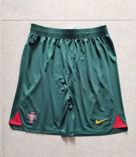 2022/23 Portugal Home Green Thailand Soccer Shorts-315