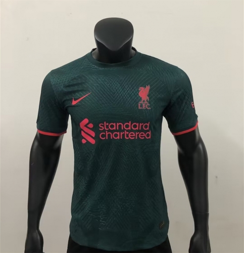 Player Version 2022-23 Liverpool 2nd Away Light Green Thailand Soccer Jersey AAA-16/MY/408