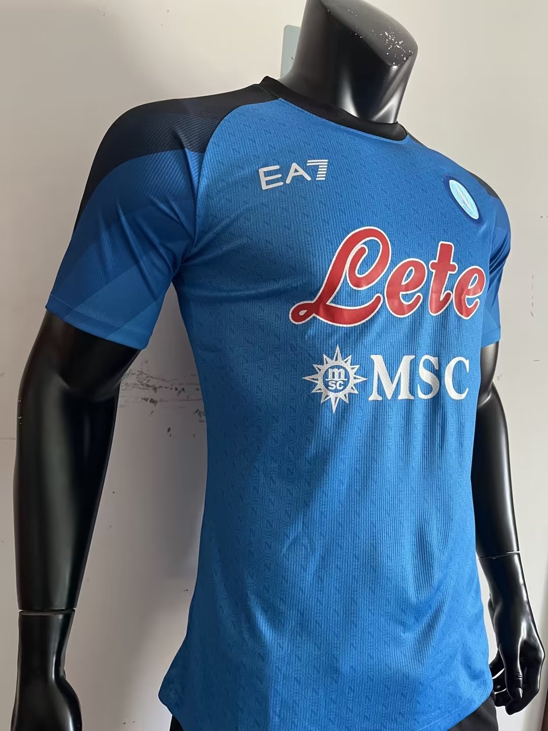 Player Version 2022-23 Napoli Home Blue Thailand Soccer Jersey AAA-308
