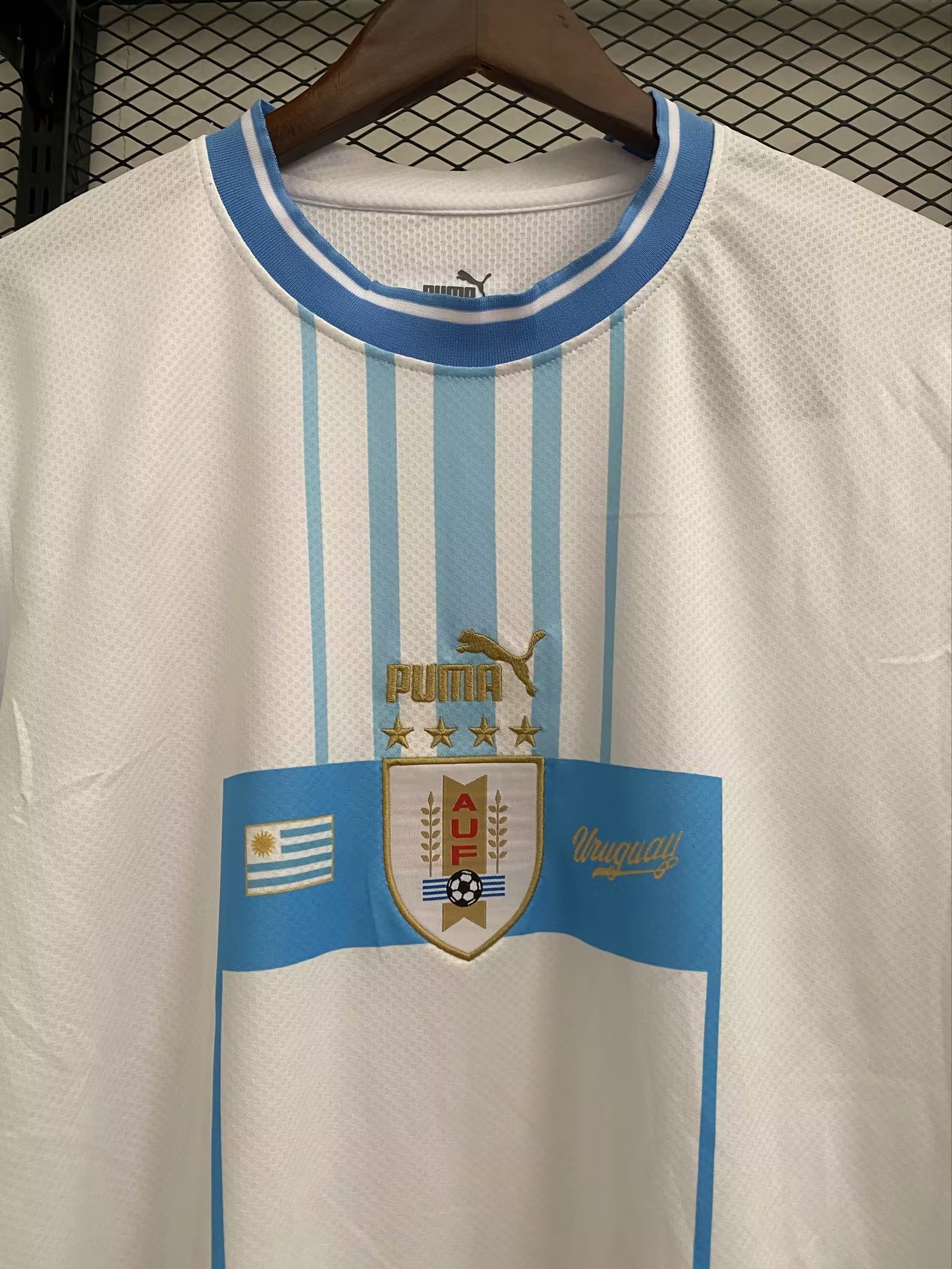 Pre-sale 2022 World Cup 2022/23 Uruguay Away White Thailand Soccer ...
