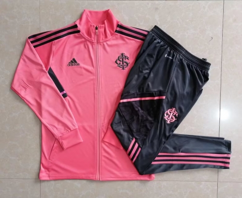 2022/23 Brazil SC Internacional Pink Thailand Jacket Uniform-815