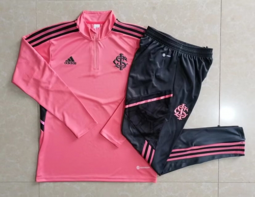 2022/23 Brazil SC Internacional Pink Thailand Tracksuit Uniform-815