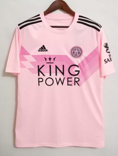 2019-2020 Leicester City Away Pink Thailand Soccer Jersey AAA-JM