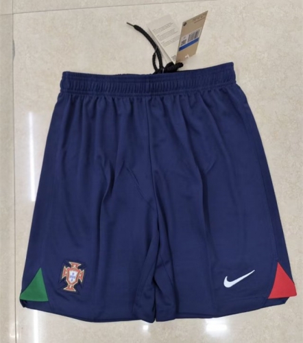 2022/23 Portugal Away Royal Blue Thailand Soccer Shorts-315