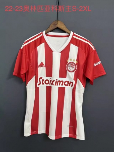 2022/23 Olympiacos F.C. Red Thailand Soccer Jersey AAA-709