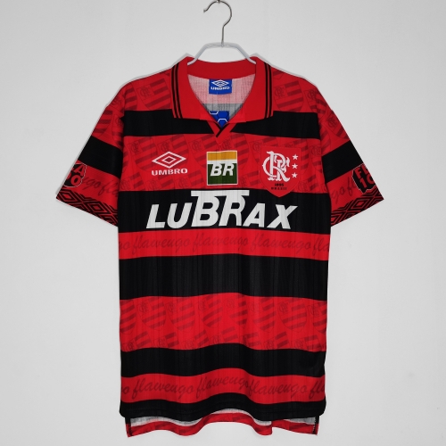 1995 Retro Version Flamengo Home Red Thailand Soccer Jersey AAA-710/802