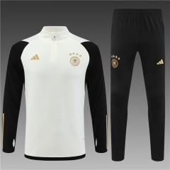 2022/23 Germany Light Gray Thailand Soccer Tracksuit Uniform-801