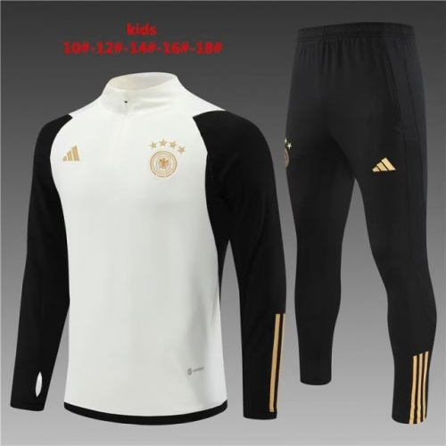 2022/23 Germany Gray Kids/Youth Trackusit Uniform-801