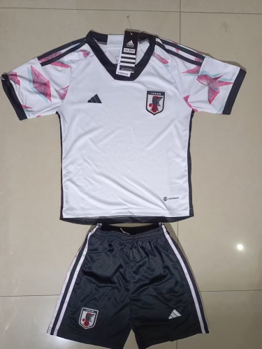 2022/23 Japan Away White Kid/Youth Soccer Uniform-507