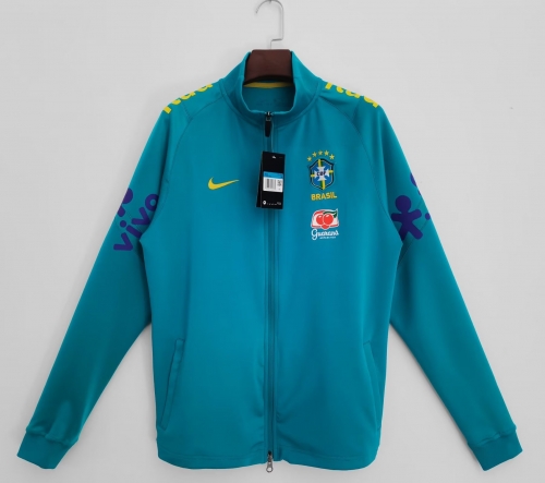 2022/23 Brazil Blue Thailand Soccer Jacket-710