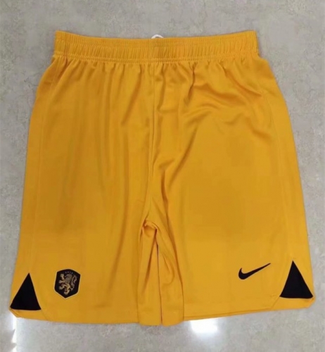 2022/23 Netherlands Home Orange Thailand Soccer Shorts-315