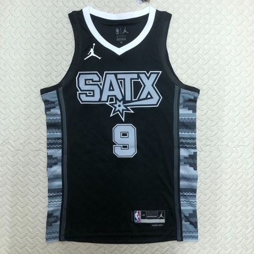 2023 Season Feiren Limited Version NBA San Antonio Spurs Black #9 Jersey-311