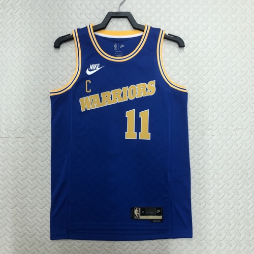 2023 Season Retro Version Golden State Warriors NBA Blue #11 Jersey-311