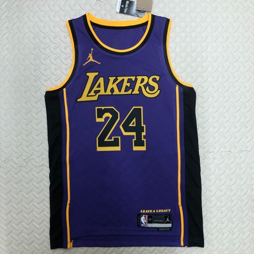 2023 Season Feiren Limited Version Los Angeles Lakets Purple #24 NBA Jersey-311