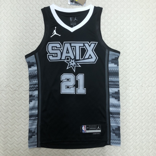 2023 Season Feiren Limited Version NBA San Antonio Spurs Black #21 Jersey-311