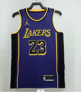 2023 Season Feiren Limited Version Los Angeles Lakets Purple #23 NBA Jersey-311