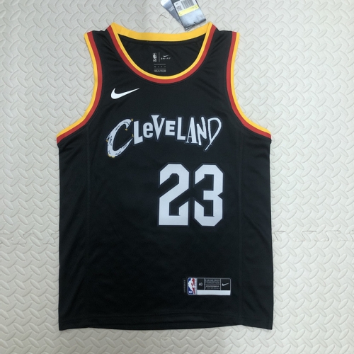 2021 Season City Version Cleveland Cavaliers NBA Black #23 Jersey-311