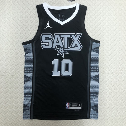 2023 Season Feiren Limited Version NBA San Antonio Spurs Black #10 Jersey-311
