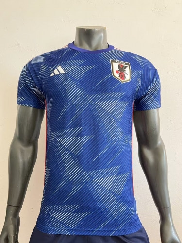 Player Version 2022 World Cup Japan Home Blue Thailand Soccer Jersey AAA-MY/308/703