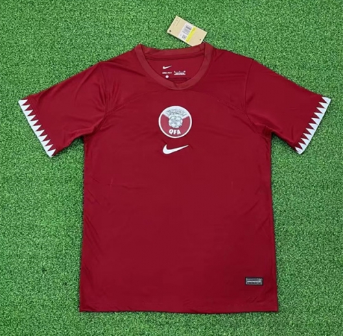 2022 World Cup Qatar Home Red Thailand Soccer Jersey AAA-709/416