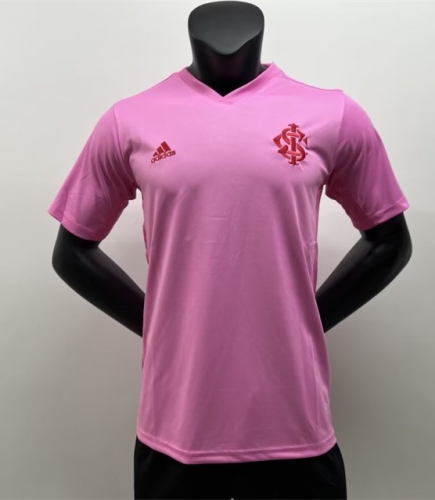 2022-23 Brazil SC Internacional Pink Thailand Soccer Jersey AAA-1095