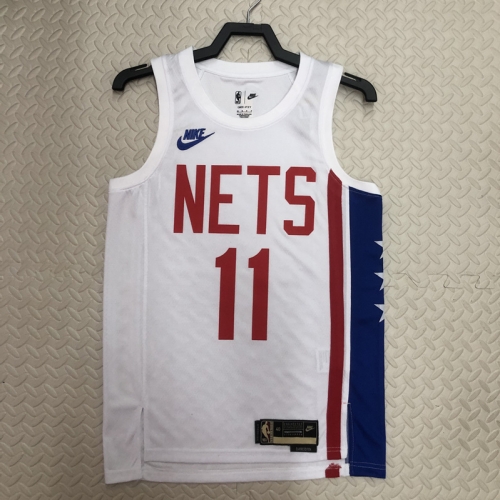 2023 Season Retro Version Brooklyn Nets White #11 NBA Jersey-311