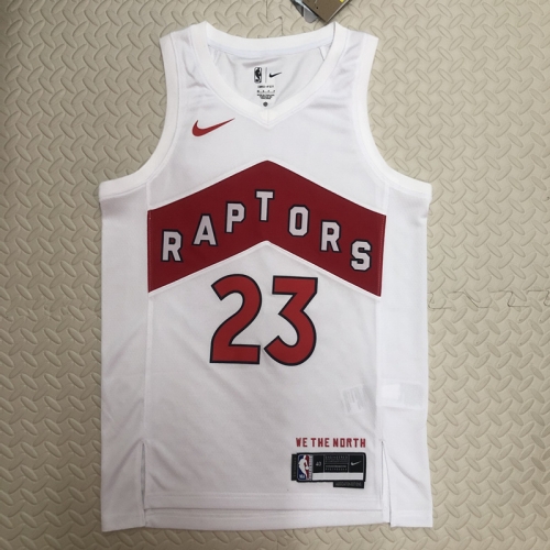 2023 Season NBA Toronto Raptors Thunder White #23 Jersey-311