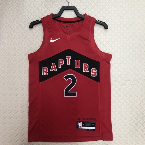 2023 Season NBA Toronto Raptors Away Red #2 Jersey-311