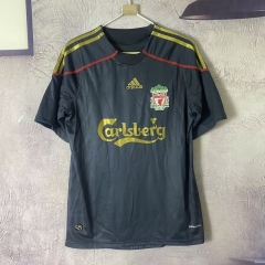 09-10 Retro Version Liverpool Away Black Thailand Soccer Jersey AAA-601/811