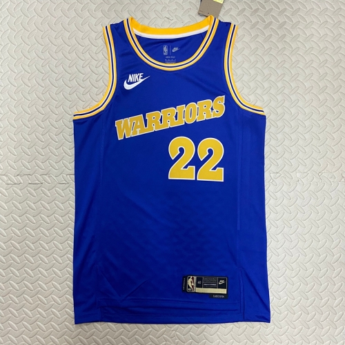 2023 Season Retro Version Golden State Warriors NBA Blue #22 Jersey-311