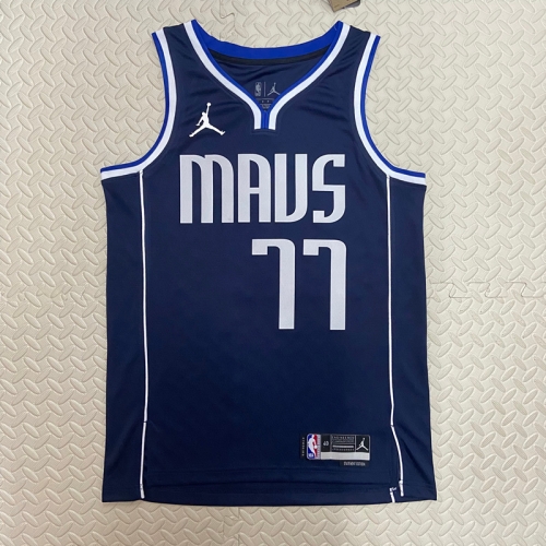 2023 Season Limited Version Dallas Mavericks NBA Royal Blue #77 Jersey-311