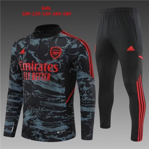 Champions League 2022/23 Arsenal Camouflage Kids/Youth Soccer Tracksuit Uniform-801