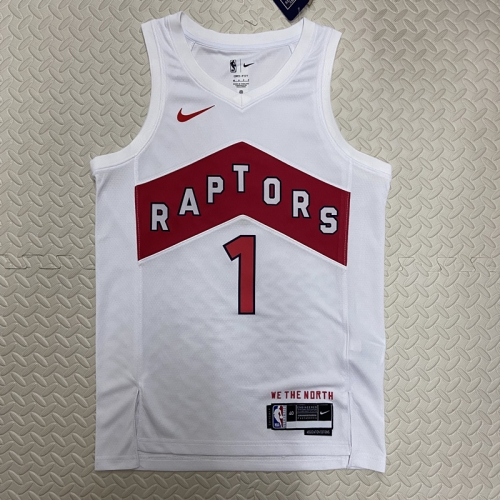 2023 Season NBA Toronto Raptors White #1 Jersey-311