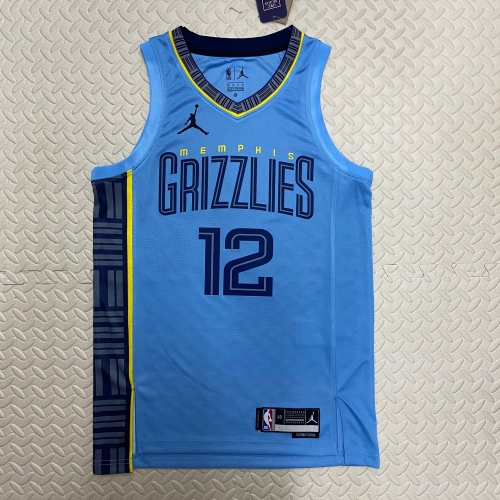 2023 Season Feiren Limited Version Memphis Grizzlies NBA Blue #12 Jersey-311