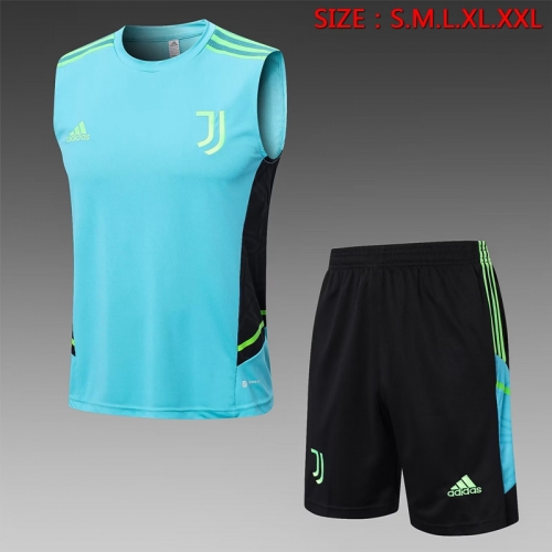 2022/23 Juventus FC Green Shorts-Sleeve Thailand Soccer Vest-815