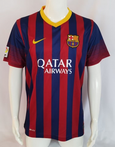 13-14 Retro Version Barcelona Red & Blue Thailand Soccer Jersey AAA-503/811/410