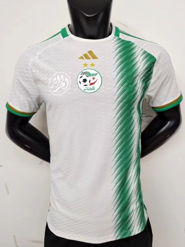 Player Version 2022-23 Algeria White Thailand Soccer Jersey AAA-MY