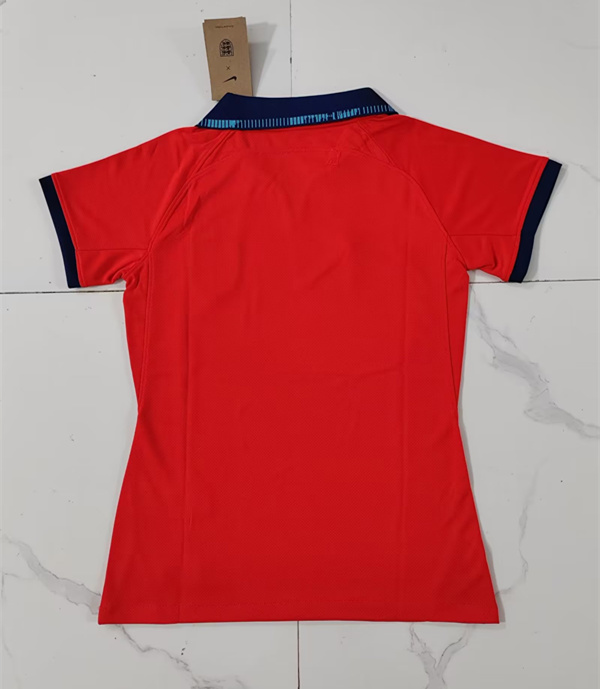 2022-23 England Away Red Female Thailand Soccer Jersey-319